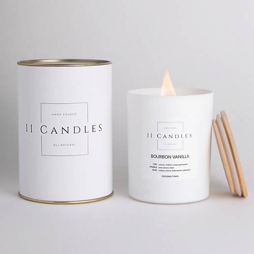 11 CANDLES Ароматическая свеча "Bourbon Vanilla" 225.0, Ароматическая свеча "Bourbon Vanilla"
11 CANDLES Ароматическая свеча "Bourbon Vanilla" 225.0, Ароматическая свеча "Bourbon Vanilla"