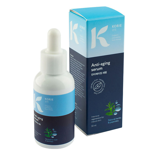 KORIE Anti-aging serum натуральная антивозрастная сыворотка для лица 50.0, Anti-aging serum натуральная антивозрастная сыворотка для лица
KORIE Anti-aging serum натуральная антивозрастная сыворотка для лица 50.0, Anti-aging serum натуральная антивозрастная сыворотка для лица