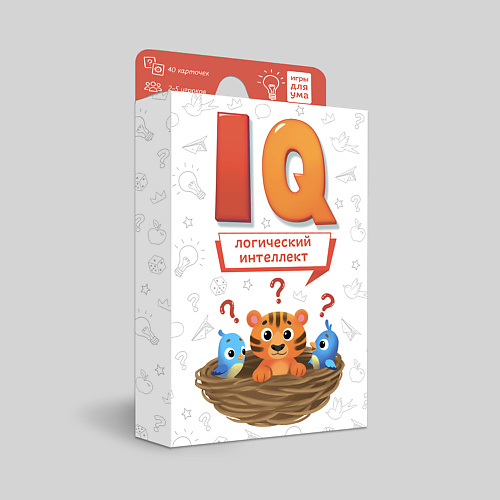 ГЕОДОМ Игра карточная"IQ Логический интеллект" 40 карточек 1, Игра карточная"IQ Логический интеллект" 40 карточек
ГЕОДОМ Игра карточная"IQ Логический интеллект" 40 карточек 1, Игра карточная"IQ Логический интеллект" 40 карточек