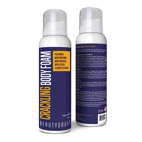 BEAUTYDRUGS Ароматизированный увлажняющий мусс для тела Crackling Foam 150, Ароматизированный увлажняющий мусс для тела Crackling Foam
BEAUTYDRUGS Ароматизированный увлажняющий мусс для тела Crackling Foam 150, Ароматизированный увлажняющий мусс для тела Crackling Foam