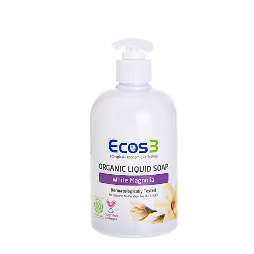 ECOS3 Органическое жидкое мыло «Белая Магнолия» 500.0, Органическое жидкое мыло «Белая Магнолия»
ECOS3 Органическое жидкое мыло «Белая Магнолия» 500.0, Органическое жидкое мыло «Белая Магнолия»