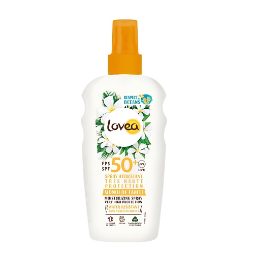 LOVEA Спрей для тела увлажняющий с SPF 50 Moisturizing Spray Very High Protection, Спрей для тела увлажняющий с SPF 50 Moisturizing Spray Very High Protection
LOVEA Спрей для тела увлажняющий с SPF 50 Moisturizing Spray Very High Protection, Спрей для тела увлажняющий с SPF 50 Moisturizing Spray Very High Protection
