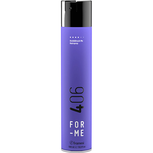FRAMESI Лак для волос сильной фиксации FOR-ME 406 HOLD&BRUSH ME HAIRSPRAY 500, Лак для волос сильной фиксации FOR-ME 406 HOLD&BRUSH ME HAIRSPRAY
FRAMESI Лак для волос сильной фиксации FOR-ME 406 HOLD&BRUSH ME HAIRSPRAY 500, Лак для волос сильной фиксации FOR-ME 406 HOLD&BRUSH ME HAIRSPRAY