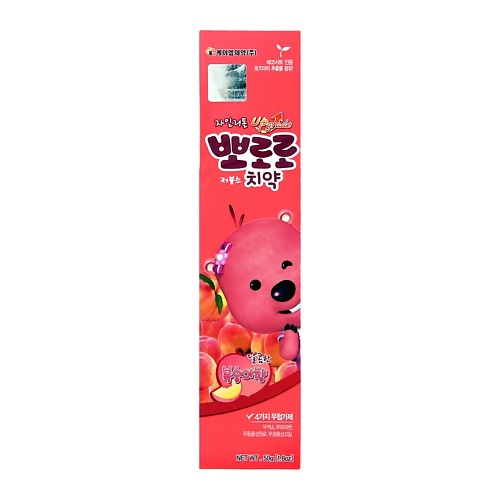 PORORO Паста зубная детская со вкусом персика (от 2 до 6 лет) 50, Паста зубная детская со вкусом персика (от 2 до 6 лет)
PORORO Паста зубная детская со вкусом персика (от 2 до 6 лет) 50, Паста зубная детская со вкусом персика (от 2 до 6 лет)