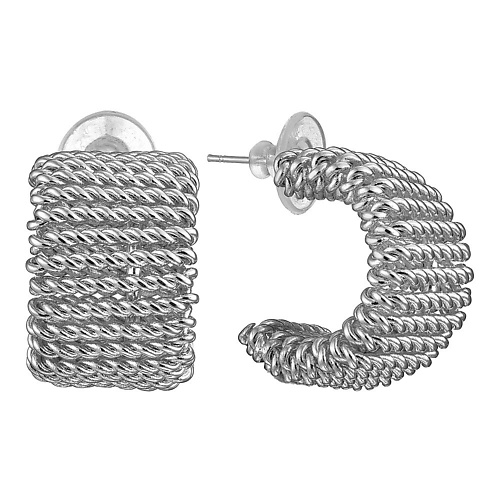 UVI JEWELLERY Серебристые серьги с имитацией трикотажа, Серебристые серьги с имитацией трикотажа
UVI JEWELLERY Серебристые серьги с имитацией трикотажа, Серебристые серьги с имитацией трикотажа
