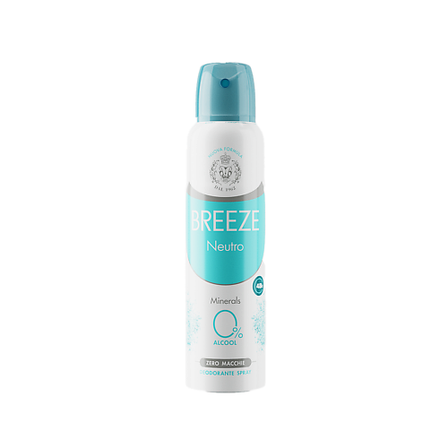 BREEZE Дезодорант для тела в аэрозольной упаковке NEUTRO 150.0, Дезодорант для тела в аэрозольной упаковке NEUTRO
BREEZE Дезодорант для тела в аэрозольной упаковке NEUTRO 150.0, Дезодорант для тела в аэрозольной упаковке NEUTRO