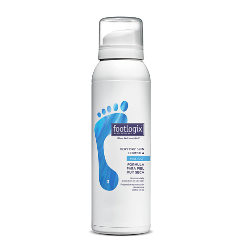 FOOTLOGIX "3" Very Dry Skin Formula Мусс для очень сухой кожи пяток 125.0, "3" Very Dry Skin Formula Мусс для очень сухой кожи пяток
FOOTLOGIX "3" Very Dry Skin Formula Мусс для очень сухой кожи пяток 125.0, "3" Very Dry Skin Formula Мусс для очень сухой кожи пяток