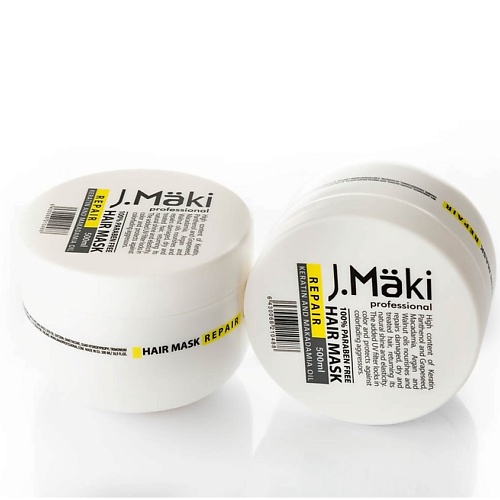 J.MÄKI PROFESSIONAL Восстанавливающая маска Repair Treatment 500, Восстанавливающая маска Repair Treatment
J.MÄKI PROFESSIONAL Восстанавливающая маска Repair Treatment 500, Восстанавливающая маска Repair Treatment