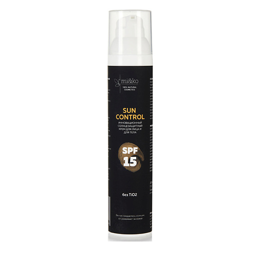 MI&KO Инновационный солнцезащитный крем для лица и тела Sun Control SPF15 100.0, Инновационный солнцезащитный крем для лица и тела Sun Control SPF15
MI&KO Инновационный солнцезащитный крем для лица и тела Sun Control SPF15 100.0, Инновационный солнцезащитный крем для лица и тела Sun Control SPF15
