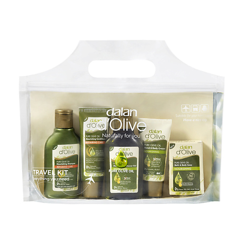 DALAN Подарочный набор D'Olive для путешественника, Подарочный набор D'Olive для путешественника
DALAN Подарочный набор D'Olive для путешественника, Подарочный набор D'Olive для путешественника