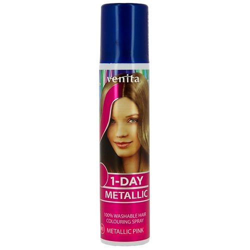 VENITA Спрей для волос оттеночный 1-DAY METALLIC, Спрей для волос оттеночный 1-DAY METALLIC
VENITA Спрей для волос оттеночный 1-DAY METALLIC, Спрей для волос оттеночный 1-DAY METALLIC