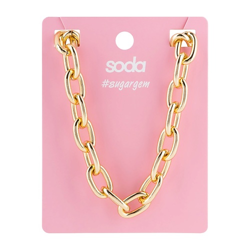 SODA Ожерелье CHAIN BIG GOLDEN COLOR #sugargem, Ожерелье CHAIN BIG GOLDEN COLOR #sugargem
SODA Ожерелье CHAIN BIG GOLDEN COLOR #sugargem, Ожерелье CHAIN BIG GOLDEN COLOR #sugargem