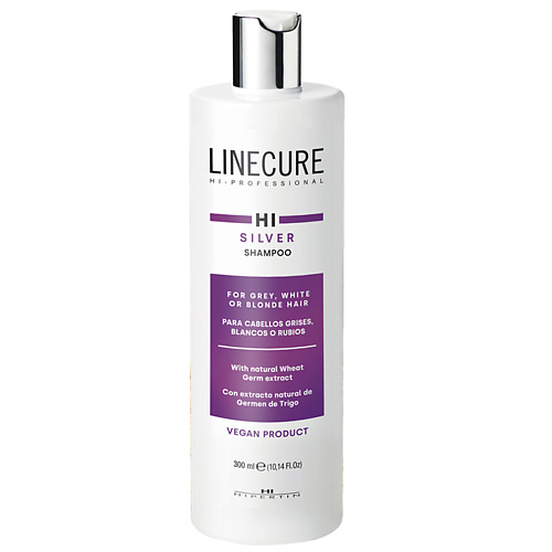HIPERTIN Шампунь для седых и светлых волос LINECURE Silver (vegan) 300.0, Шампунь для седых и светлых волос LINECURE Silver (vegan)
HIPERTIN Шампунь для седых и светлых волос LINECURE Silver (vegan) 300.0, Шампунь для седых и светлых волос LINECURE Silver (vegan)