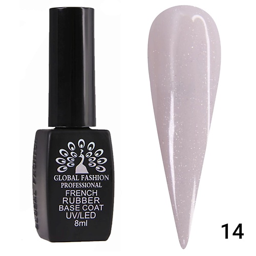 GLOBAL FASHION Каучуковая камуфлирующая френч база для гель-лака с шиммером Rubber French Base Coat, Каучуковая камуфлирующая френч база для гель-лака с шиммером Rubber French Base Coat
GLOBAL FASHION Каучуковая камуфлирующая френч база для гель-лака с шиммером Rubber French Base Coat, Каучуковая камуфлирующая френч база для гель-лака с шиммером Rubber French Base Coat