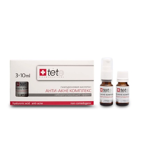 TETE COSMECEUTICAL Лосьон косметический Hyaluronic acid + Anti-acne complex 30.0, Лосьон косметический Hyaluronic acid + Anti-acne complex
TETE COSMECEUTICAL Лосьон косметический Hyaluronic acid + Anti-acne complex 30.0, Лосьон косметический Hyaluronic acid + Anti-acne complex
