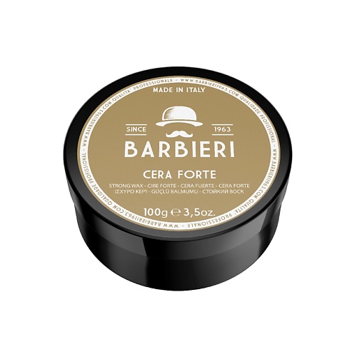 BARBIERI 1963 Воск для укладки волос сильной фиксации Cera Forte, Воск для укладки волос сильной фиксации Cera Forte
BARBIERI 1963 Воск для укладки волос сильной фиксации Cera Forte, Воск для укладки волос сильной фиксации Cera Forte