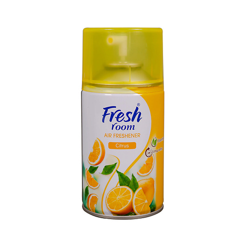 FRESH ROOM Освежитель воздуха (сменный баллон) Цитрус 250.0, Освежитель воздуха (сменный баллон) Цитрус
FRESH ROOM Освежитель воздуха (сменный баллон) Цитрус 250.0, Освежитель воздуха (сменный баллон) Цитрус