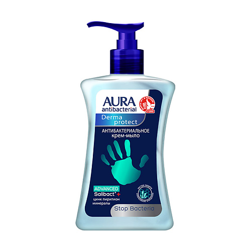 AURA Antibacterial Крем-мыло антибактериальное Derma Protect Soft 250.0, Antibacterial Крем-мыло антибактериальное Derma Protect Soft
AURA Antibacterial Крем-мыло антибактериальное Derma Protect Soft 250.0, Antibacterial Крем-мыло антибактериальное Derma Protect Soft