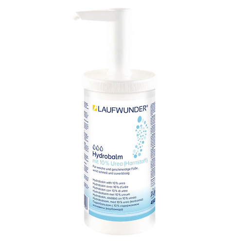 LAUFWUNDER Бальзам для ног интенсивно увлажняющий с 10% мочевины HYDROBALM UREA 450.0, Бальзам для ног интенсивно увлажняющий с 10% мочевины HYDROBALM UREA
LAUFWUNDER Бальзам для ног интенсивно увлажняющий с 10% мочевины HYDROBALM UREA 450.0, Бальзам для ног интенсивно увлажняющий с 10% мочевины HYDROBALM UREA