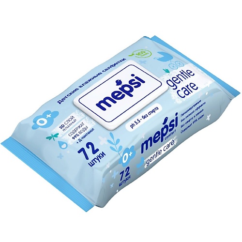 MEPSI Влажные детские салфетки с клапаном Gentle Care 72, Влажные детские салфетки с клапаном Gentle Care
MEPSI Влажные детские салфетки с клапаном Gentle Care 72, Влажные детские салфетки с клапаном Gentle Care