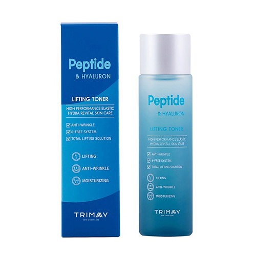 TRIMAY Тонер для лица с гиалуроновой кислотой и пептидами. Peptide & Hyaluron Lifting Toner 210.0, Тонер для лица с гиалуроновой кислотой и пептидами. Peptide & Hyaluron Lifting Toner
TRIMAY Тонер для лица с гиалуроновой кислотой и пептидами. Peptide & Hyaluron Lifting Toner 210.0, Тонер для лица с гиалуроновой кислотой и пептидами. Peptide & Hyaluron Lifting Toner
