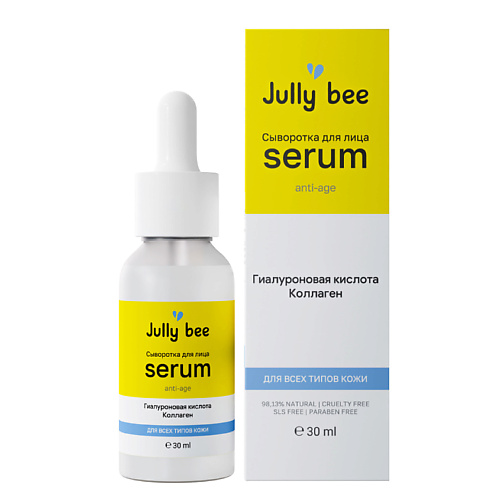 JULLY BEE Сыворотка для лица укрепляющая и подтягивающая Collagen + Hyaluronic Acid Anti-age, Сыворотка для лица укрепляющая и подтягивающая Collagen + Hyaluronic Acid Anti-age
JULLY BEE Сыворотка для лица укрепляющая и подтягивающая Collagen + Hyaluronic Acid Anti-age, Сыворотка для лица укрепляющая и подтягивающая Collagen + Hyaluronic Acid Anti-age