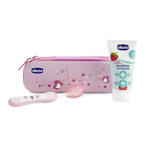 CHICCO Набор детский для чистки зубов (розовый), Набор детский для чистки зубов (розовый)
CHICCO Набор детский для чистки зубов (розовый), Набор детский для чистки зубов (розовый)