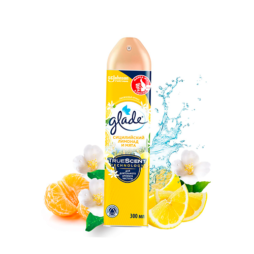 GLADE Освежитель воздуха Сицилийский лимонад и мята 300.0, Освежитель воздуха Сицилийский лимонад и мята
GLADE Освежитель воздуха Сицилийский лимонад и мята 300.0, Освежитель воздуха Сицилийский лимонад и мята