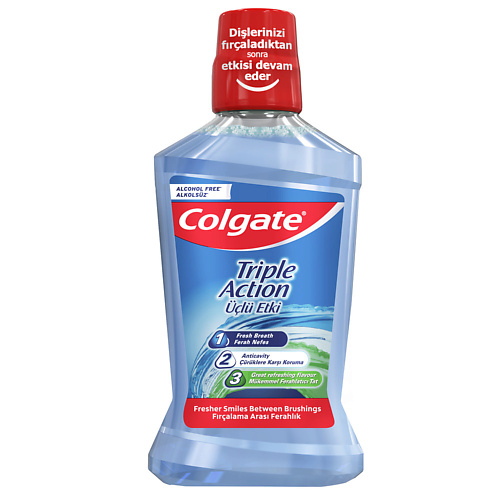 COLGATE Ополаскиватель для полости рта Тройное действие 500.0, Ополаскиватель для полости рта Тройное действие
COLGATE Ополаскиватель для полости рта Тройное действие 500.0, Ополаскиватель для полости рта Тройное действие