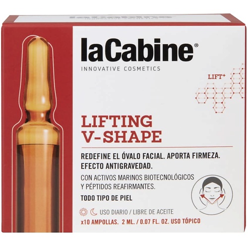 LA CABINE Моделирующая сыворотка-филлер для лица в ампулах LIFTING V-SHAPE 20, Моделирующая сыворотка-филлер для лица в ампулах LIFTING V-SHAPE
LA CABINE Моделирующая сыворотка-филлер для лица в ампулах LIFTING V-SHAPE 20, Моделирующая сыворотка-филлер для лица в ампулах LIFTING V-SHAPE