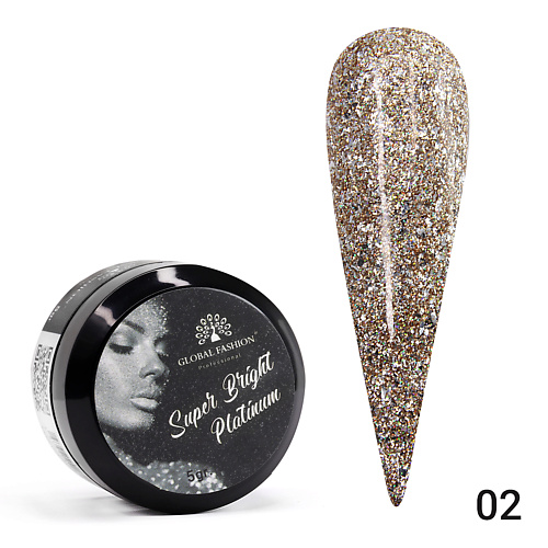 GLOBAL FASHION Гель краска Super Bright platinum 01, Гель краска Super Bright platinum 01
GLOBAL FASHION Гель краска Super Bright platinum 01, Гель краска Super Bright platinum 01