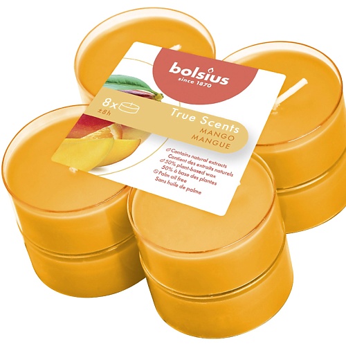 BOLSIUS Свечи чайные арома Bolsius True scents манго, Свечи чайные арома Bolsius True scents манго
BOLSIUS Свечи чайные арома Bolsius True scents манго, Свечи чайные арома Bolsius True scents манго