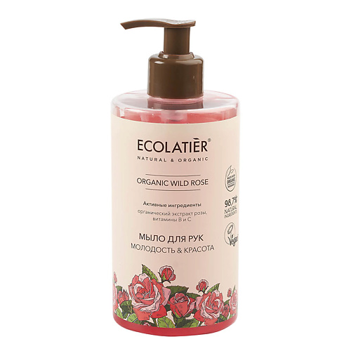 ECOLATIER GREEN Мыло для рук Молодость & Красота ORGANIC WILD ROSE 460.0, GREEN Мыло для рук Молодость & Красота ORGANIC WILD ROSE
ECOLATIER GREEN Мыло для рук Молодость & Красота ORGANIC WILD ROSE 460.0, GREEN Мыло для рук Молодость & Красота ORGANIC WILD ROSE