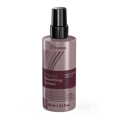 FRAMESI Несмываемый спрей SMOOTHING SYSTEM MOISTURIZING LEAVE-IN, 150 мл 150.0, Несмываемый спрей SMOOTHING SYSTEM MOISTURIZING LEAVE-IN, 150 мл
FRAMESI Несмываемый спрей SMOOTHING SYSTEM MOISTURIZING LEAVE-IN, 150 мл 150.0, Несмываемый спрей SMOOTHING SYSTEM MOISTURIZING LEAVE-IN, 150 мл