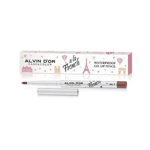 ALVIN D’OR Водостойкий гелевый карандаш для губ WATERPROOF GEL LIP PENCIL A LA FRENCH, Водостойкий гелевый карандаш для губ WATERPROOF GEL LIP PENCIL A LA FRENCH
ALVIN D’OR Водостойкий гелевый карандаш для губ WATERPROOF GEL LIP PENCIL A LA FRENCH, Водостойкий гелевый карандаш для губ WATERPROOF GEL LIP PENCIL A LA FRENCH