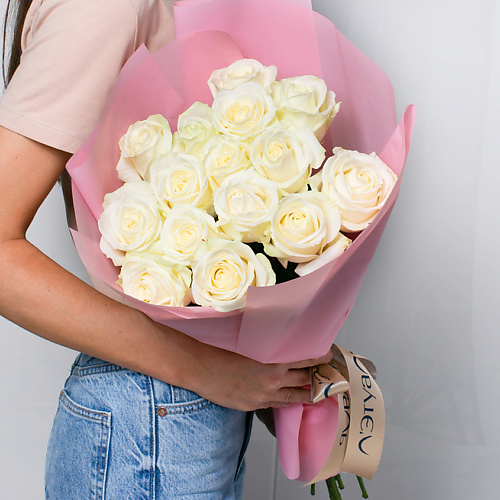 ЛЭТУАЛЬ FLOWERS Букет из белоснежных роз 15 шт. (40 см), Букет из белоснежных роз 15 шт. (40 см)
ЛЭТУАЛЬ FLOWERS Букет из белоснежных роз 15 шт. (40 см), Букет из белоснежных роз 15 шт. (40 см)