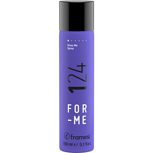 FRAMESI Спрей для блеска FOR ME 124 Gloss Me Spray 150, Спрей для блеска FOR ME 124 Gloss Me Spray
FRAMESI Спрей для блеска FOR ME 124 Gloss Me Spray 150, Спрей для блеска FOR ME 124 Gloss Me Spray