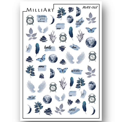 MILLIART NAILS Слайдер дизайн для ногтей 2D MAX-068, Слайдер дизайн для ногтей 2D MAX-068
MILLIART NAILS Слайдер дизайн для ногтей 2D MAX-068, Слайдер дизайн для ногтей 2D MAX-068