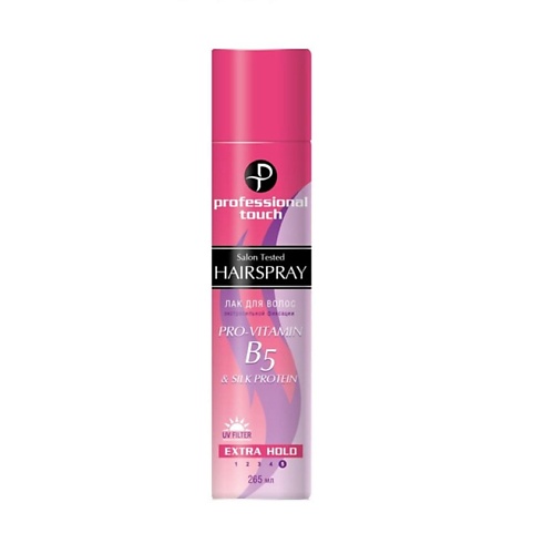 PROFESSIONAL TOUCH Лак для волос vitamin B5 Hydro Complex 265.0, Лак для волос vitamin B5 Hydro Complex
PROFESSIONAL TOUCH Лак для волос vitamin B5 Hydro Complex 265.0, Лак для волос vitamin B5 Hydro Complex
