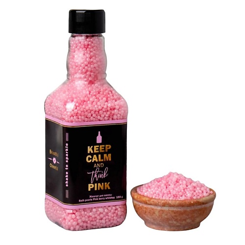 ЧИСТОЕ СЧАСТЬЕ Жемчуг для ванны "Keep calm and think pink" 190, Жемчуг для ванны "Keep calm and think pink"
ЧИСТОЕ СЧАСТЬЕ Жемчуг для ванны "Keep calm and think pink" 190, Жемчуг для ванны "Keep calm and think pink"