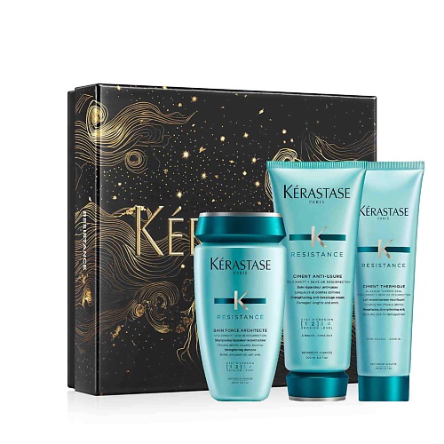 KERASTASE Набор Résistance: Шампунь+ Кондиционер + Термозащитный уход, Набор Résistance: Шампунь+ Кондиционер + Термозащитный уход
KERASTASE Набор Résistance: Шампунь+ Кондиционер + Термозащитный уход, Набор Résistance: Шампунь+ Кондиционер + Термозащитный уход
