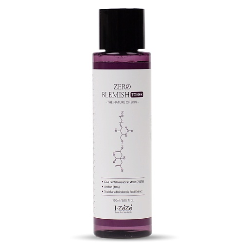 IZEZE Успокаивающий тонер с центеллой Zero Blemish Toner 150, Успокаивающий тонер с центеллой Zero Blemish Toner
IZEZE Успокаивающий тонер с центеллой Zero Blemish Toner 150, Успокаивающий тонер с центеллой Zero Blemish Toner