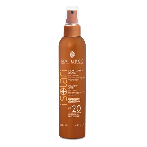 NATURE'S HARMONY AND WELLBEING Солнцезащитный спрей SPF 20 iSolari 200.0, Солнцезащитный спрей SPF 20 iSolari
NATURE'S HARMONY AND WELLBEING Солнцезащитный спрей SPF 20 iSolari 200.0, Солнцезащитный спрей SPF 20 iSolari