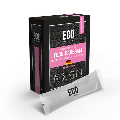 ECO-PREMIUM Гель-бальзам для стирки детского белья и аллергиков 250.0, Гель-бальзам для стирки детского белья и аллергиков
ECO-PREMIUM Гель-бальзам для стирки детского белья и аллергиков 250.0, Гель-бальзам для стирки детского белья и аллергиков
