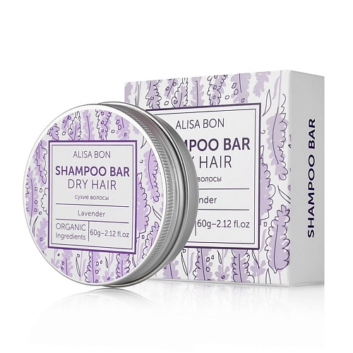 ALISA BON Твердый шампунь для волос SHAMPOO BAR «Лаванда» 60.0, Твердый шампунь для волос SHAMPOO BAR «Лаванда»
ALISA BON Твердый шампунь для волос SHAMPOO BAR «Лаванда» 60.0, Твердый шампунь для волос SHAMPOO BAR «Лаванда»
