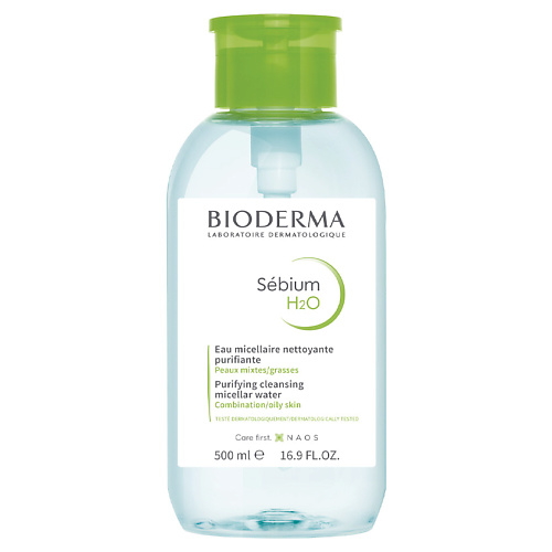 BIODERMA Мицеллярная вода очищающая для жирной и проблемной кожи лица с помпой Sebium 500.0, Мицеллярная вода очищающая для жирной и проблемной кожи лица с помпой Sebium
BIODERMA Мицеллярная вода очищающая для жирной и проблемной кожи лица с помпой Sebium 500.0, Мицеллярная вода очищающая для жирной и проблемной кожи лица с помпой Sebium
