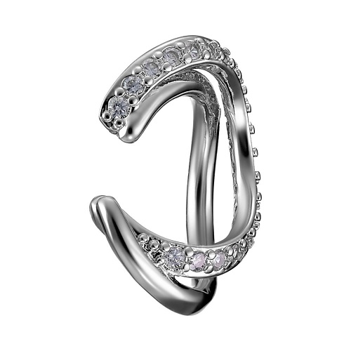 UVI JEWELLERY Серебристый кафф изогнутой формы с прозрачными кристаллами, Серебристый кафф изогнутой формы с прозрачными кристаллами
UVI JEWELLERY Серебристый кафф изогнутой формы с прозрачными кристаллами, Серебристый кафф изогнутой формы с прозрачными кристаллами