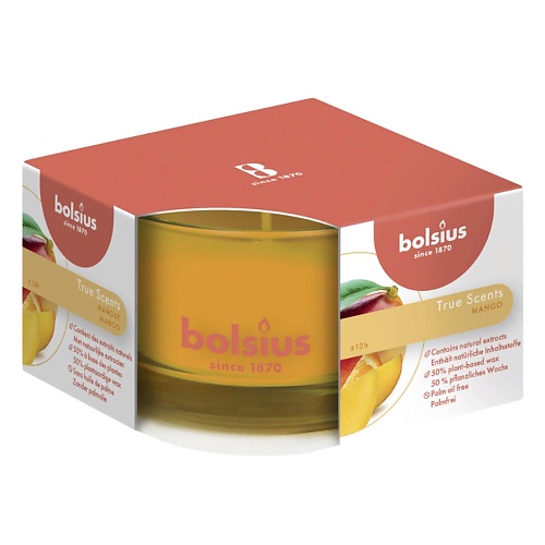 BOLSIUS Свеча в стекле арома True scents манго 297, Свеча в стекле арома True scents манго
BOLSIUS Свеча в стекле арома True scents манго 297, Свеча в стекле арома True scents манго