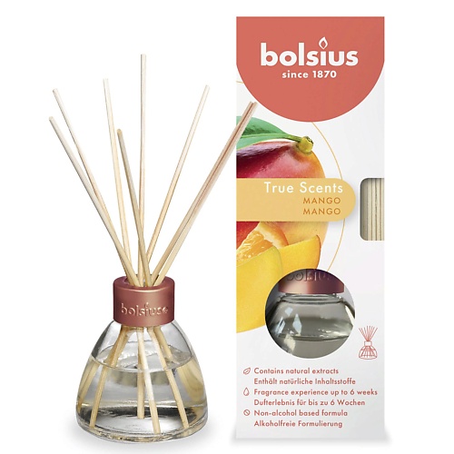 BOLSIUS Ароматический диффузор + палочки Bolsius True scents манго 45.0, Ароматический диффузор + палочки Bolsius True scents манго
BOLSIUS Ароматический диффузор + палочки Bolsius True scents манго 45.0, Ароматический диффузор + палочки Bolsius True scents манго