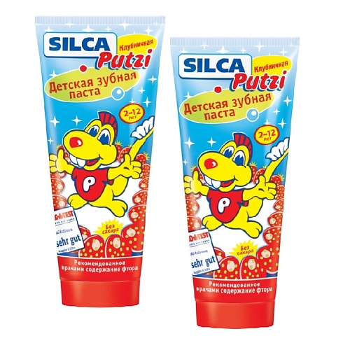 SILCAMED Зубная паста детская SILCA Putzi Клубничная 75, Зубная паста детская SILCA Putzi Клубничная
SILCAMED Зубная паста детская SILCA Putzi Клубничная 75, Зубная паста детская SILCA Putzi Клубничная